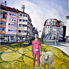 Anton Hantschel stellt Gemälde aus