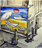 Anton Hantschel stellt Bilder aus